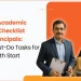 New Academic Year Checklist for Principals