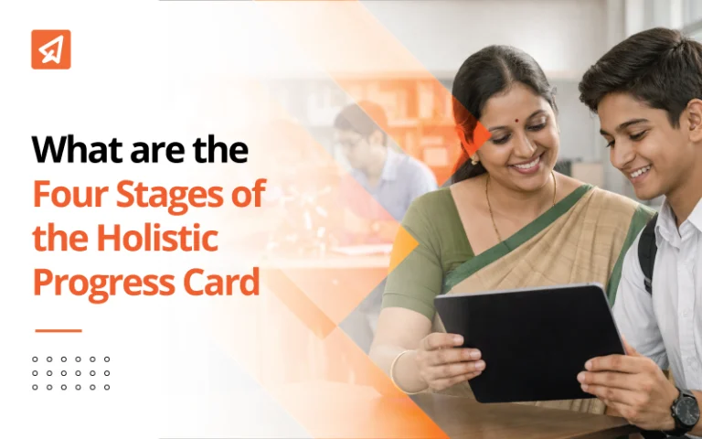 What are the Four Stages of the Holistic Progress Card