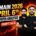 JEE Main 2026 Paper Analysis - Banner